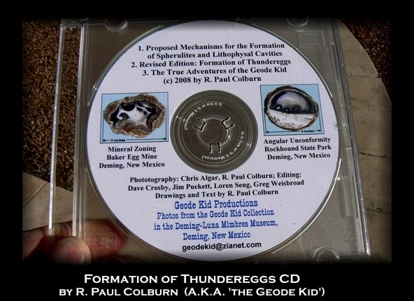 Geodekid CD on thunderegg formation